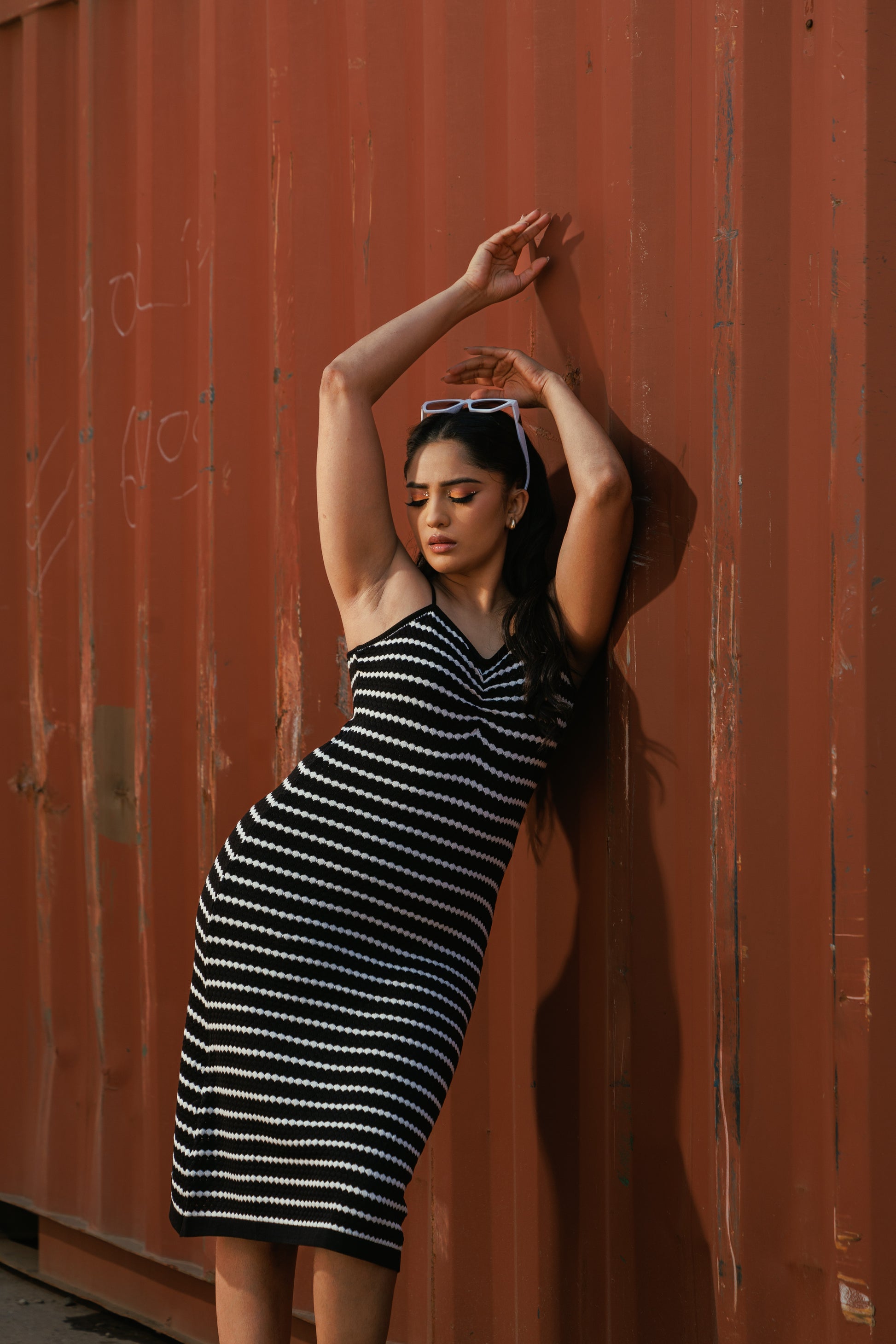 Striped Bodycon Dress