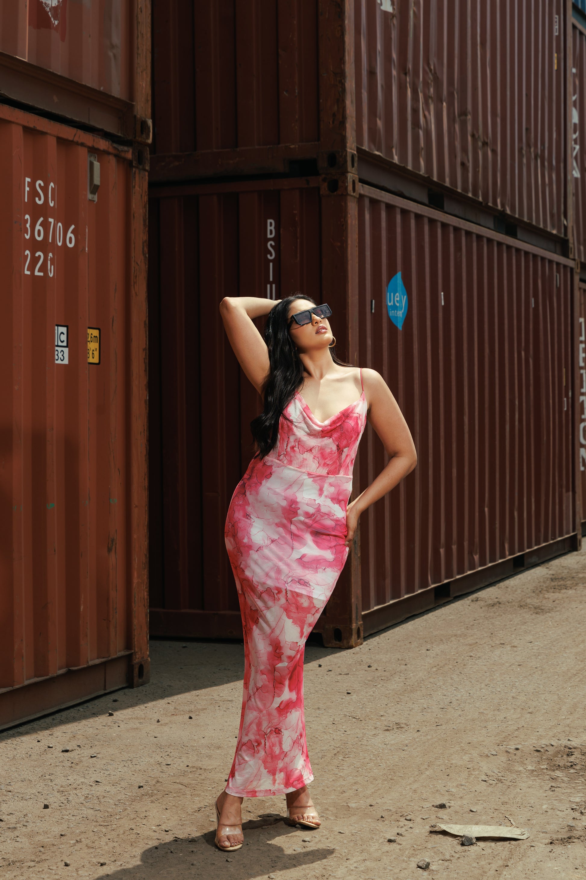 Nia Mesh Maxi Dress