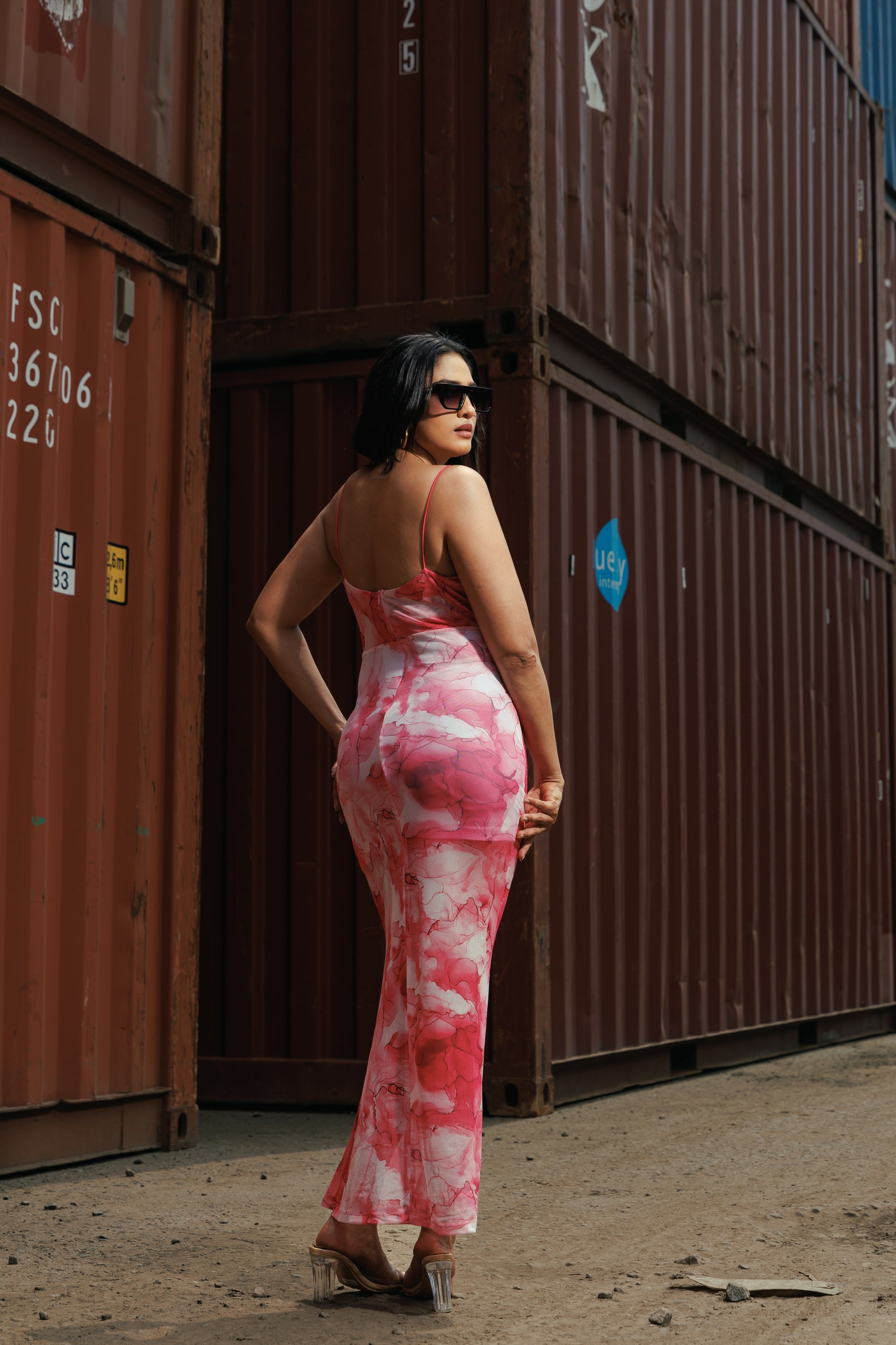 Nia Mesh Maxi Dress